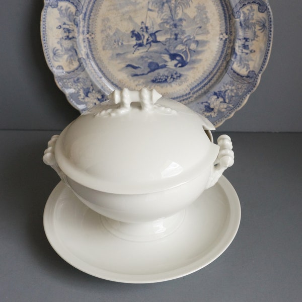 Plate Attached Bowl Etsy