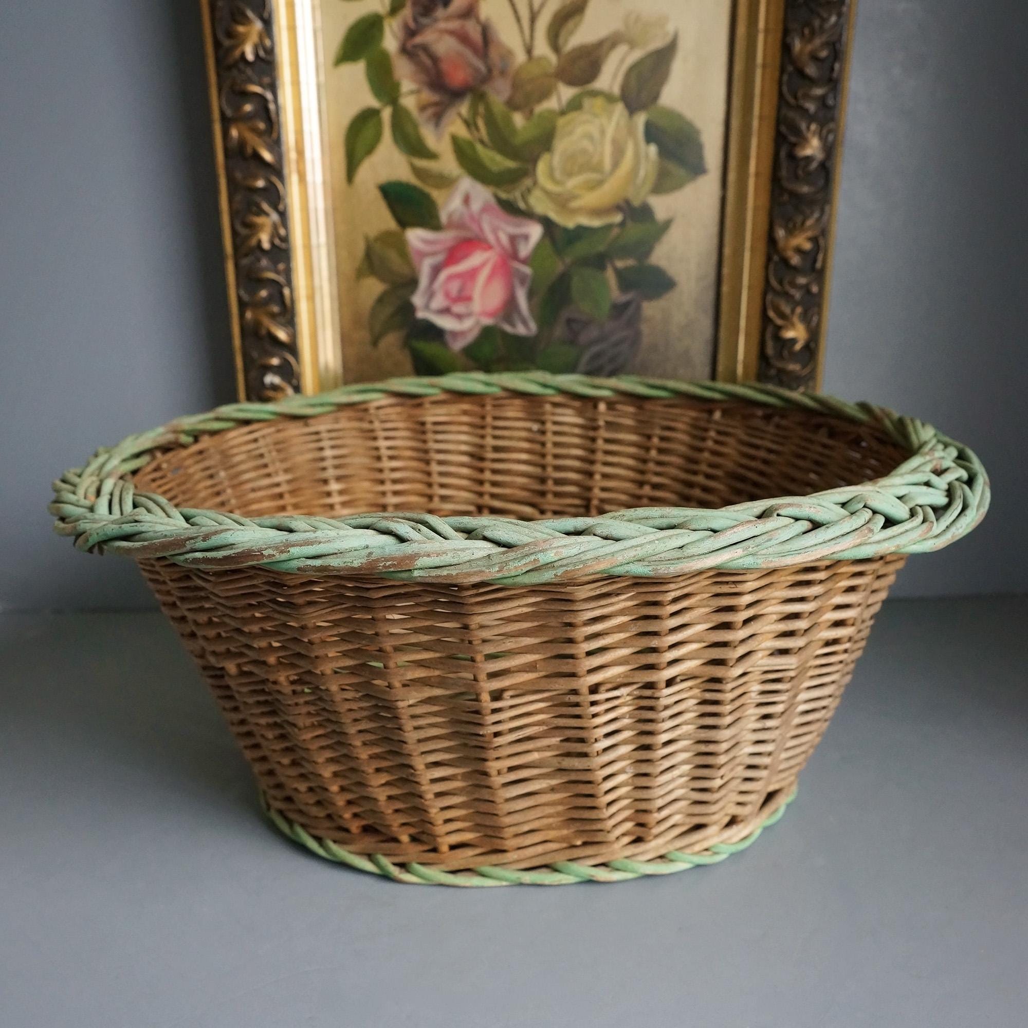 Rare Wicker Baskets - Etsy