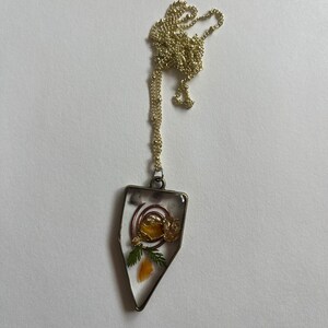Handmade Orgonite Resin Necklaces 20in w copper, crystals, and flowers (various designs)