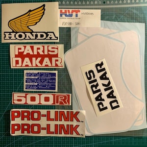 Autocollants BX Proto Dakar 1984 - Décalcomanies Vintage Pour Voiture, Occasion, Année 1984