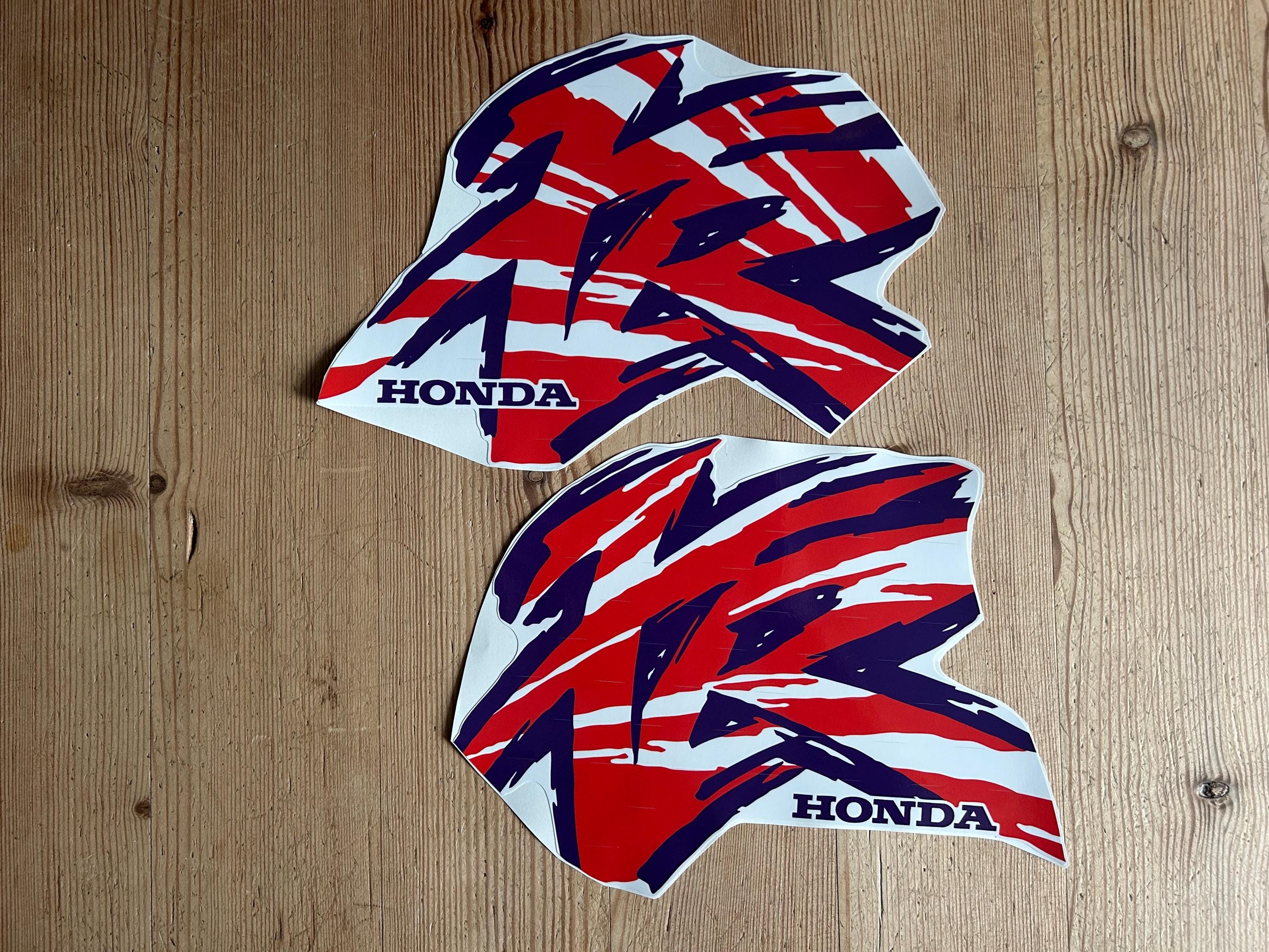 1985 Honda XR200R / XR250R Prolink Swingarm Decal Kit – 2-Piece Graphics, Gloss, Multicolor