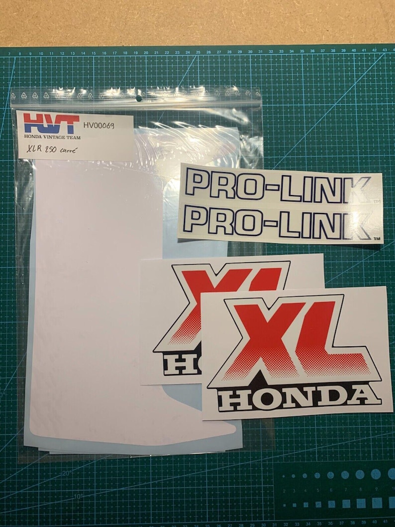 Honda XLR 250 87 Black Stickers Decals - Etsy