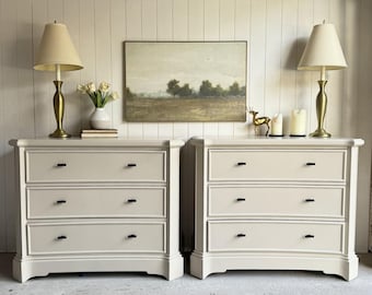 SOLD • Oversized Vintage Nightstands (READ DESCRIPTION)