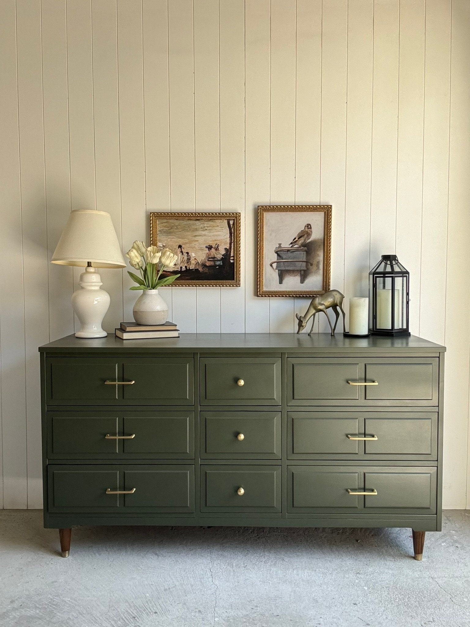 green emerald velvet dress Sage Green Dresser & Nightstand – VillelasCo Furniture