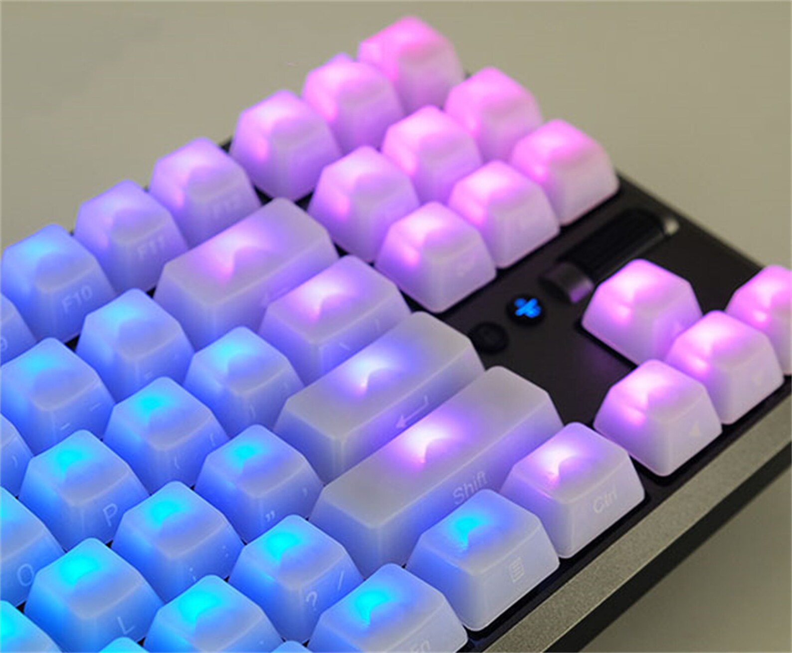 104pcs Matte White Translucent Keycaps Puddingstyle Keycap Etsy