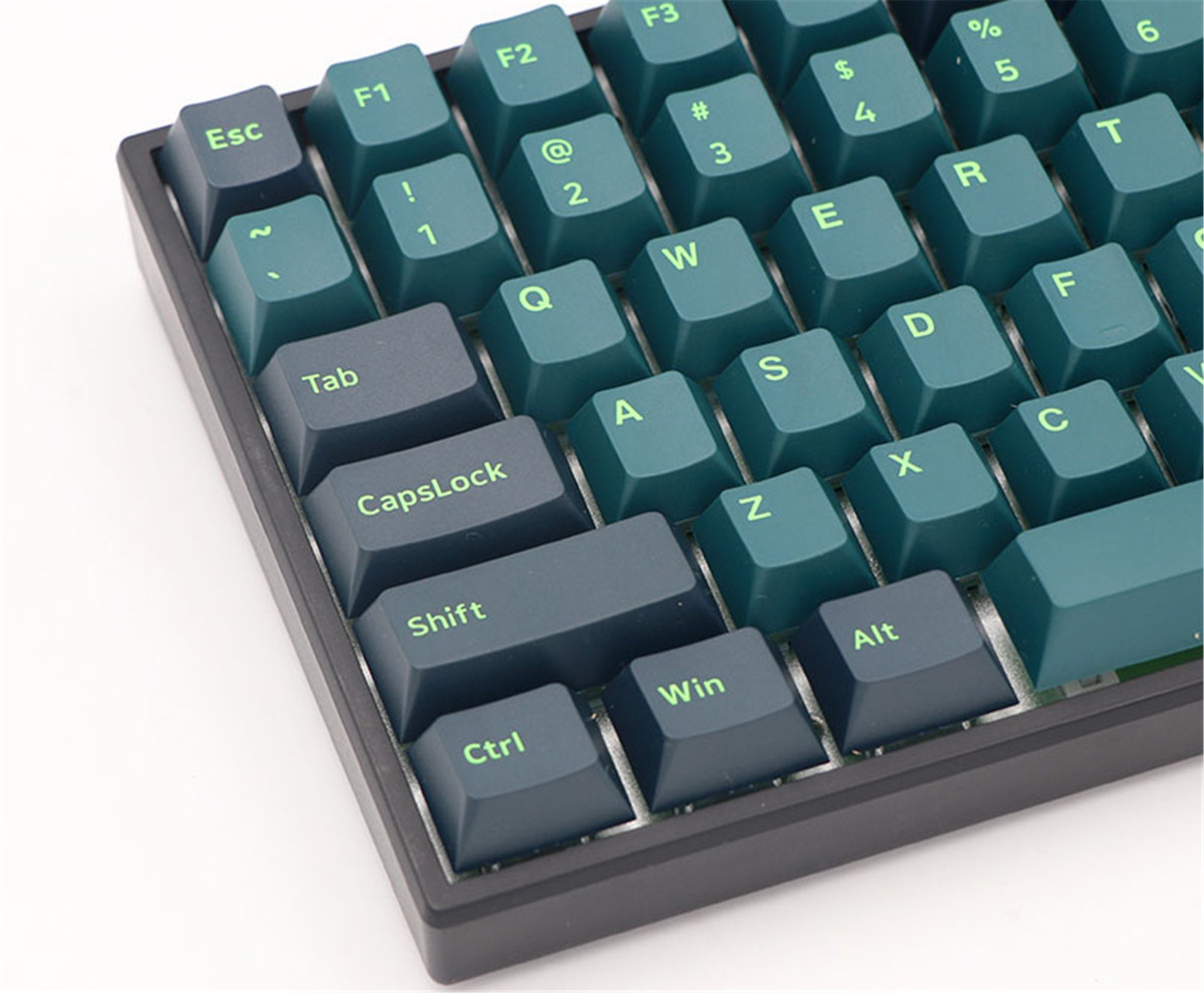 160pcs Dark Green Theme Keycaps Set Retro Style Keycaps PBT Etsy