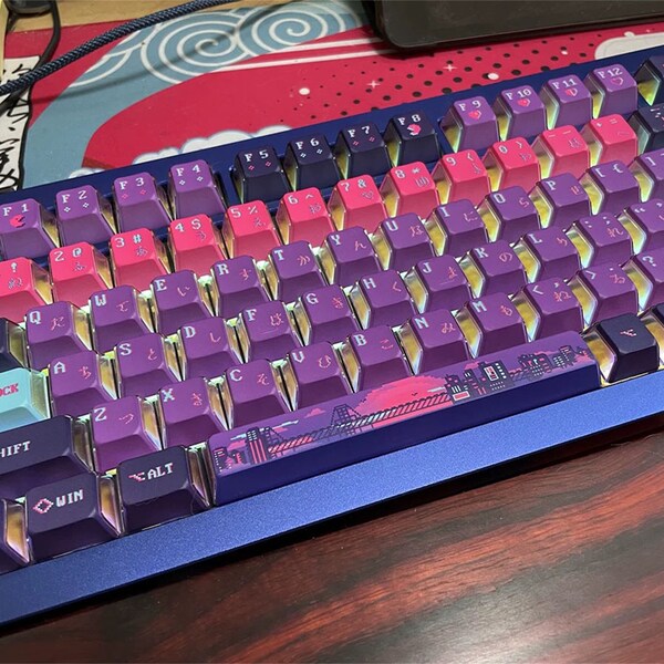 Keyboard Caps Cyberpunk Etsy