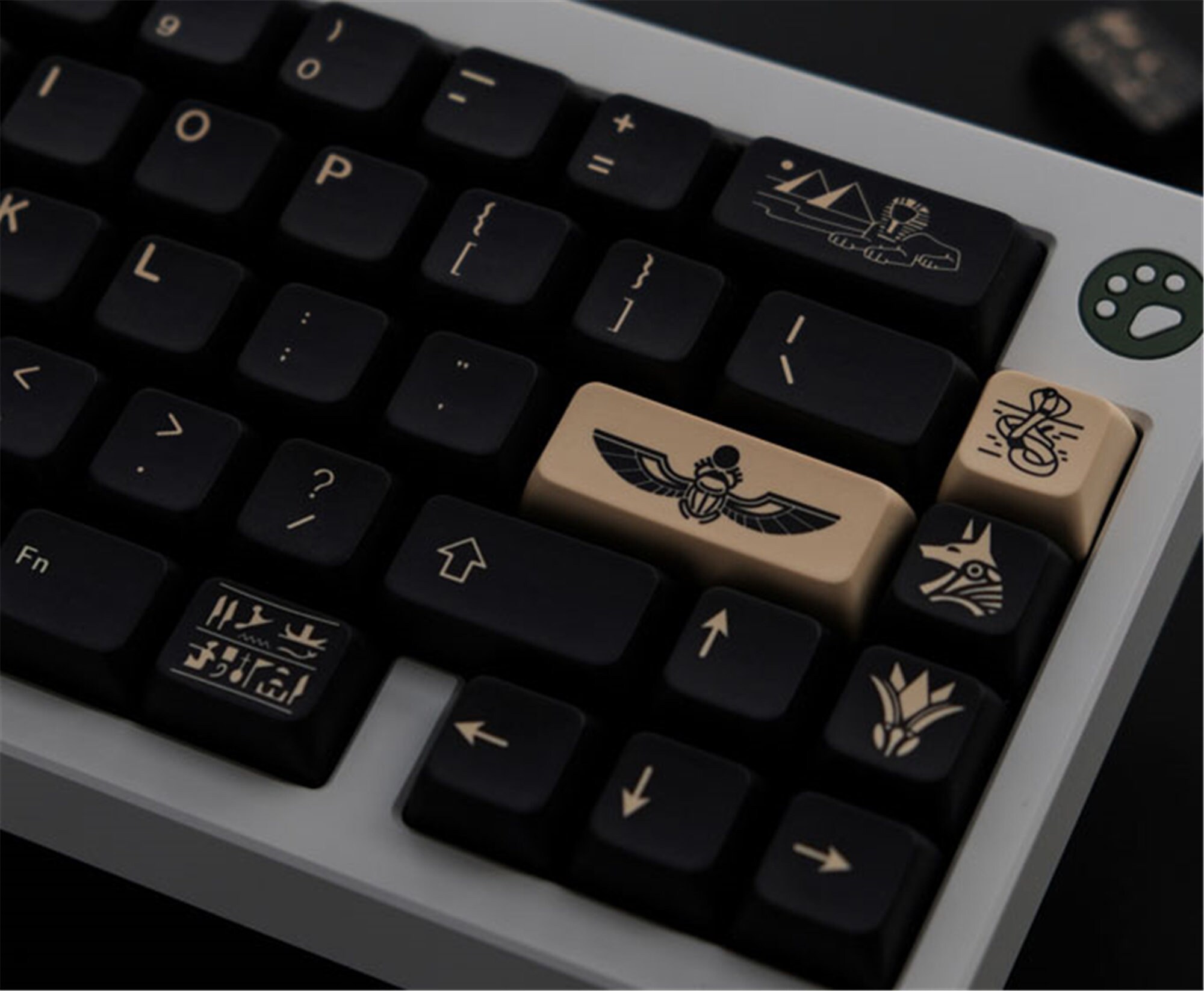 Ancient Egypt Pharaoh Theme Keycap, XDA Profile Keycap Set, PBT Gaming