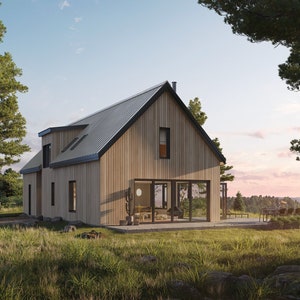 Build Set - The Hangout V1 - 3 Bedroom Modern Home Plan
