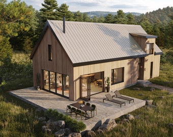 Build Set - The Hangout V2 - 4 Bedroom Modern Home Plan