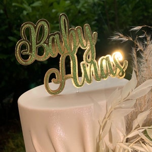 Prénom personnalisé pour un cake topper