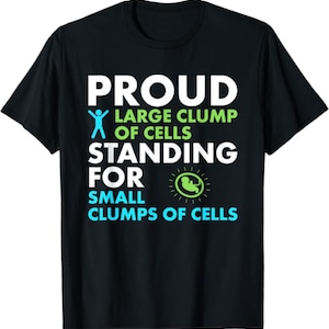 Stolt stor klump av celler som står för små klumpar av celler T-shirt