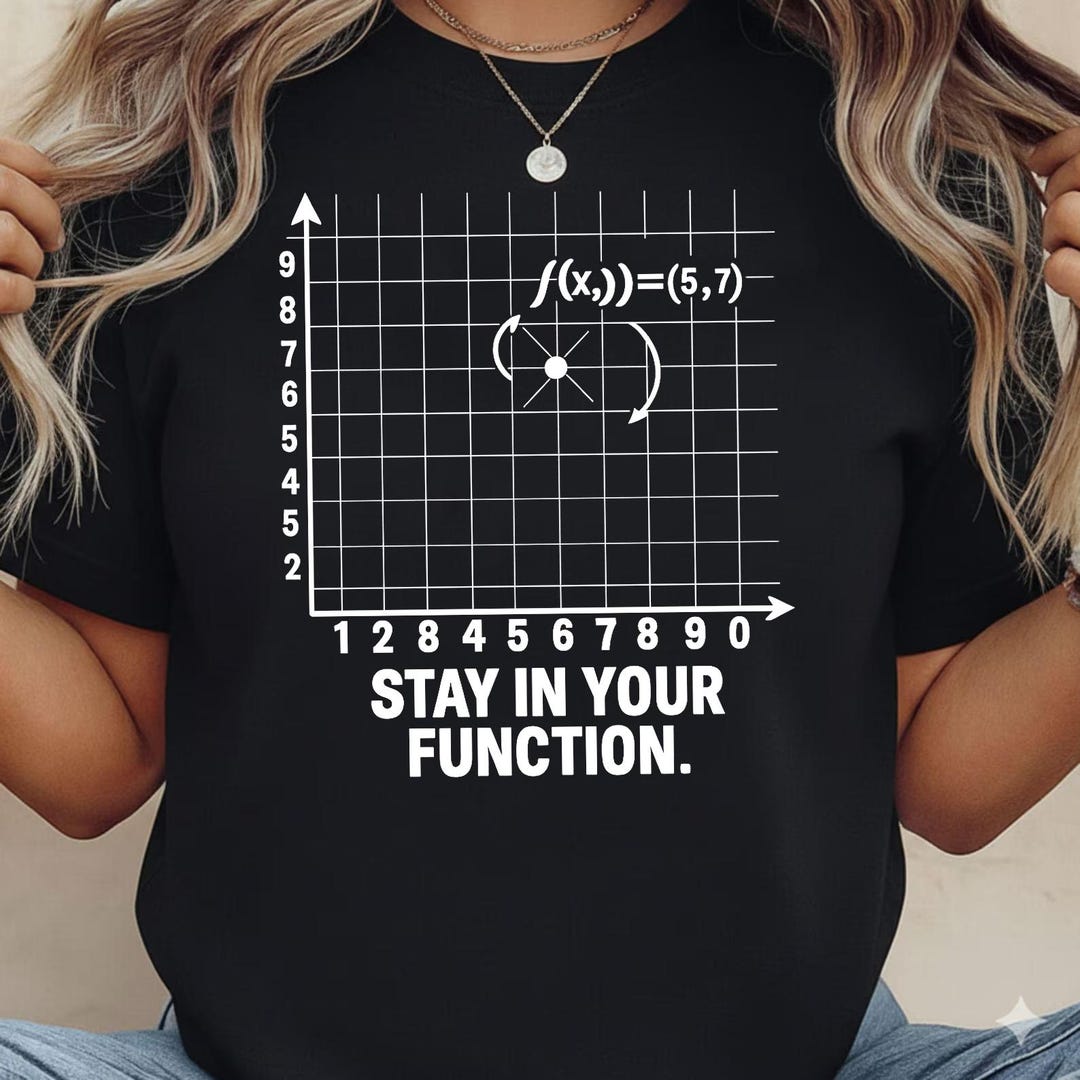 Funny Math Graph PNG: Stay in Your Function Design (digital Download ...