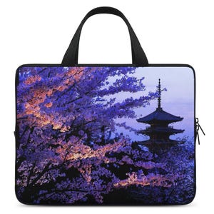 Bolso Sakura para portátil de 17 pulgadas con asa, bolso para mujer, funda de neopreno para Dell XPS, HP, LG Gram, Lenovo, Thinkpad, MSI Titan, Alienware imagen 5