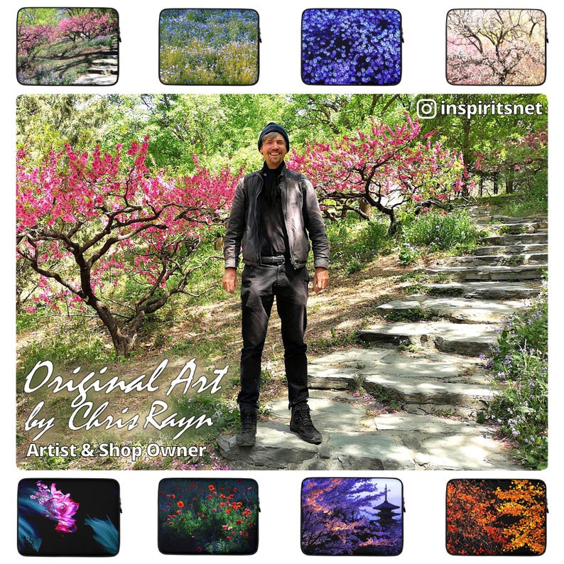 Bolso Sakura para portátil de 17 pulgadas con asa, bolso para mujer, funda de neopreno para Dell XPS, HP, LG Gram, Lenovo, Thinkpad, MSI Titan, Alienware imagen 9