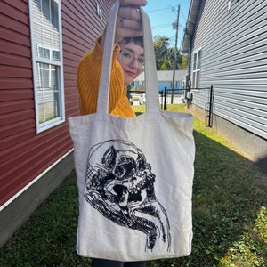 Modern Graveyard canvas bag/tote