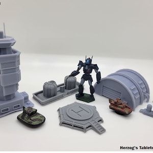 Wargame Terrain Buildings - Sci-Fi Spaceport