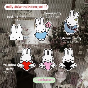 Pegatinas de conejo, conejo, coqueta, conejo, flor, Sylvanian Families, pegatinas de diario Bujo Kpop, conejo vintage, ideas para regalos / shophyuberry