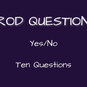 Dix questions pour les baguettes de sourcier Divination Oui/Non Oui Non Lecture