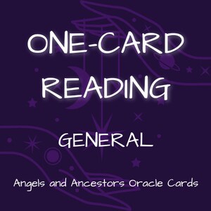 One Card Reading General Oracle Spiritual Tarot Spirituality Guidance