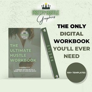 The Ultimate Hustle Workbook, Lead Magent Template, Canva Templates, Ebook Workboo PDF Template, Course Creator,