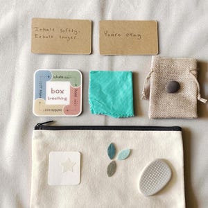 Comfort Gift for Adults | Calming Sensory Kit | Pocket Self Care Kit | Thoughtful Gift for Stress Relief