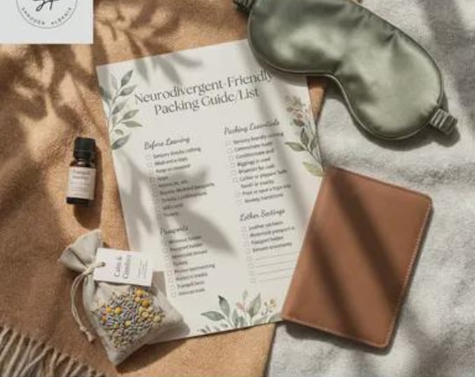 Neurodivergent Travel Planner – Calm Planning for Overstimulating Days