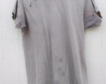 Post-Apocalyptic Med Short Sleeve Top, Distressed Top, Wasteland Top