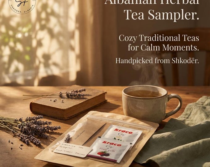 Albanian Herbal Tea Sampler – Cozy Traditional Teas for Calm Moments