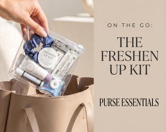 Purse Essentials Kit | For Commute and Living On-The_Go | Stocking Stuffer | Travel Pouch