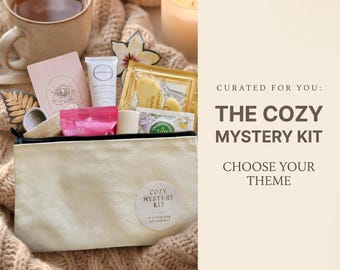 Cozy Self Care Mystery Box | Choose a Theme (Night In, Desk Reset, Spa-at-Home) | 5–7 Surprise Items | Hygge Gift