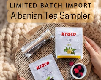 Albanian Tea Sampler | Authentic Albanian Mountain Tea | Limited Batch Import | Gift for Tea Lovers