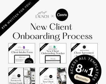 New Client Onboarding Bundle, Virtual Assistant, Social Media Manager, Business Coach