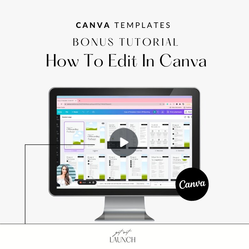 9 in 1 Social Media Manager Business Starter Kit CANVA Etsy