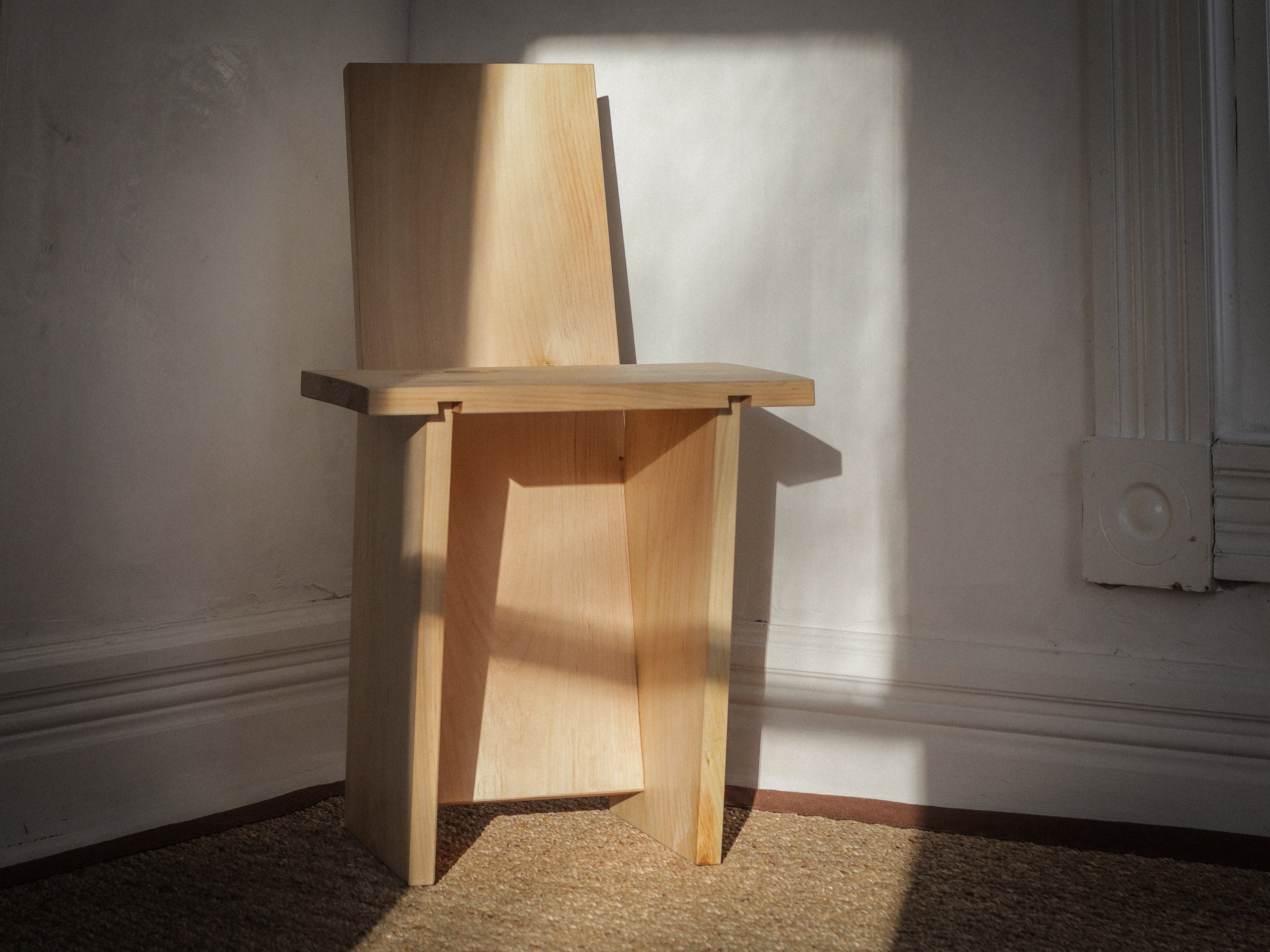 Chair 8 in Raw Pine Flat Pack Etsy