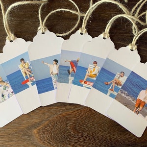 BTS Geschenkanhänger | Gastgeschenk | Kartenetikett| K-Pop Fotoalbum | Dekoration| Lesezeichen| Label|Weihnachtsgeburtstag