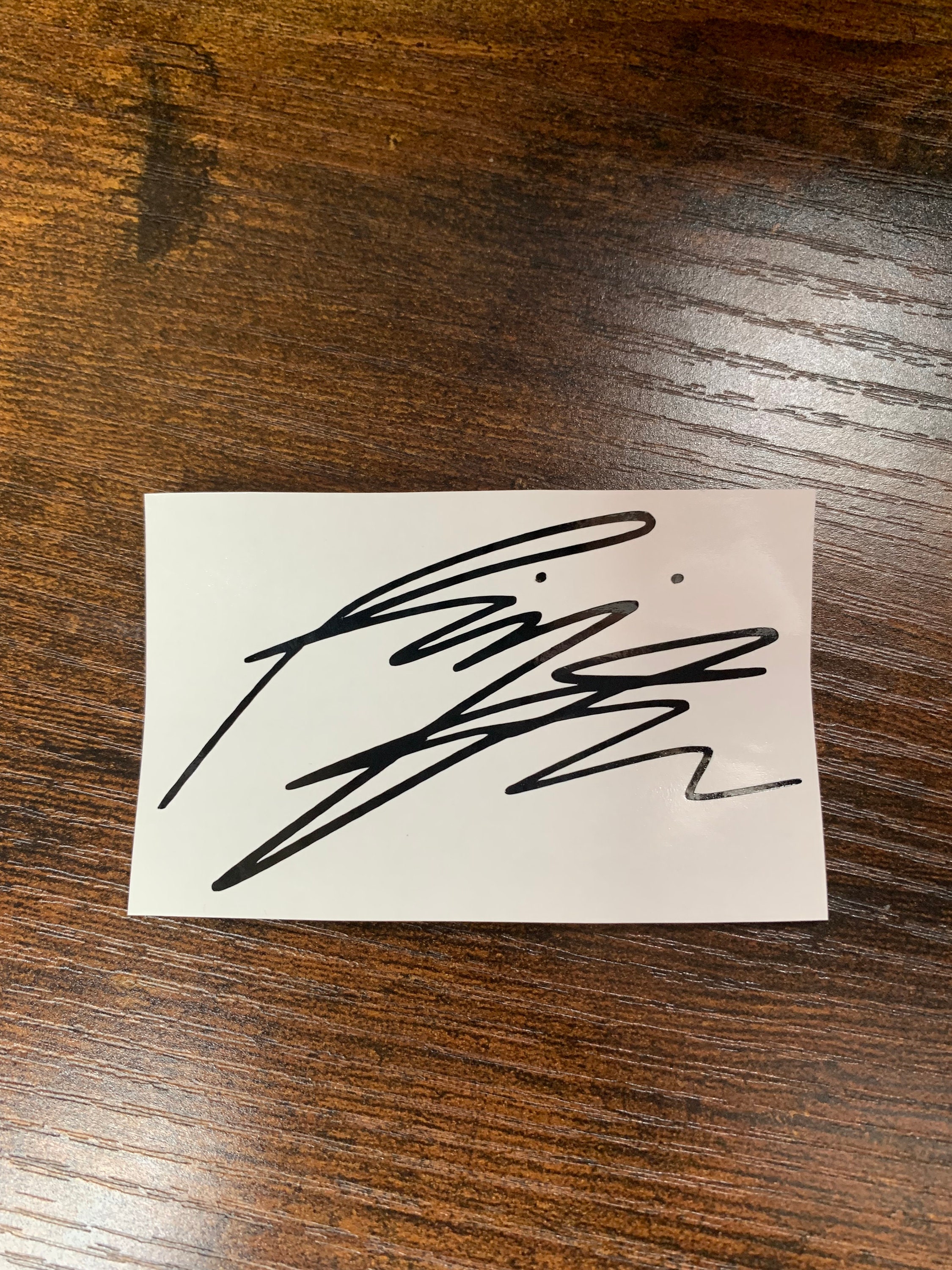 BTS Autograph Inspired Decal Sticker|rm Jin Suga J Hope Jimin V