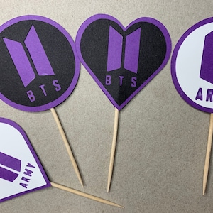 BTS Cupcake Topper / compleanno / festa / decorazione