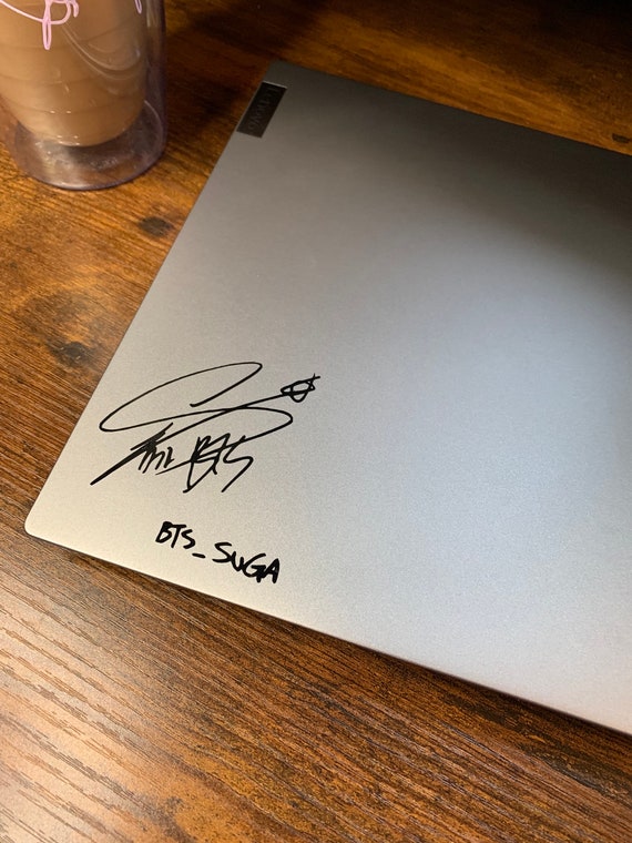 BTS Autograph Inspired Decal Sticker|rm Jin Suga J Hope Jimin V