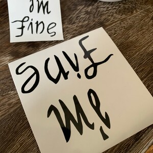 BTS I’m Fine Save Me Logo Vinyl Decal Sticker | for Car Computer ...