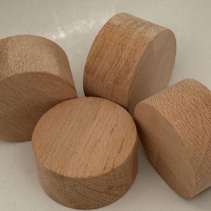 Ronde schijven van beukenhout (27 mm dik) - DIY knutsel- en bruiloftsdecoratie
