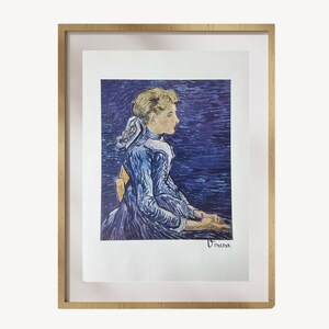 Vintage 1957 Van Gogh Portrait Vintage 1957 Van Gogh Portrait