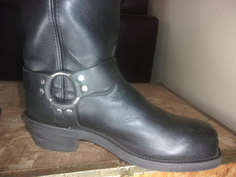 CHIPPEWA / INDIAN Harness Motorcycle Boots USA Made Vibram Soles (Mens 10) image 2
