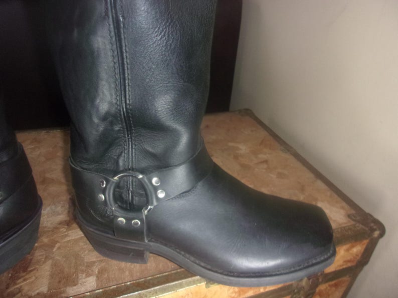 CHIPPEWA / INDIAN Harness Motorcycle Boots USA Made Vibram Soles (Mens 10) image 6