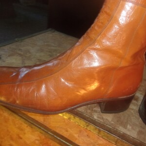 Men's Vintage Florsheim 70's Boots Dress Boots Motorcycle Boots Bike Casual Boots image 10