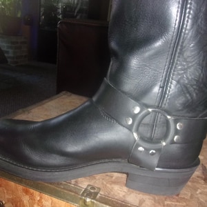 CHIPPEWA / INDIAN Harness Motorcycle Boots USA Made Vibram Soles (Mens 10) image 3