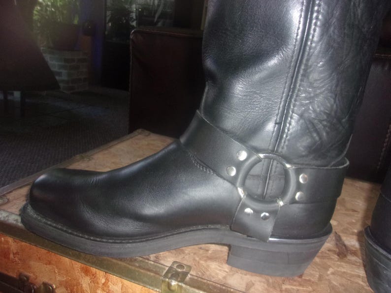CHIPPEWA / INDIAN Harness Motorcycle Boots USA Made Vibram Soles (Mens 10) image 3