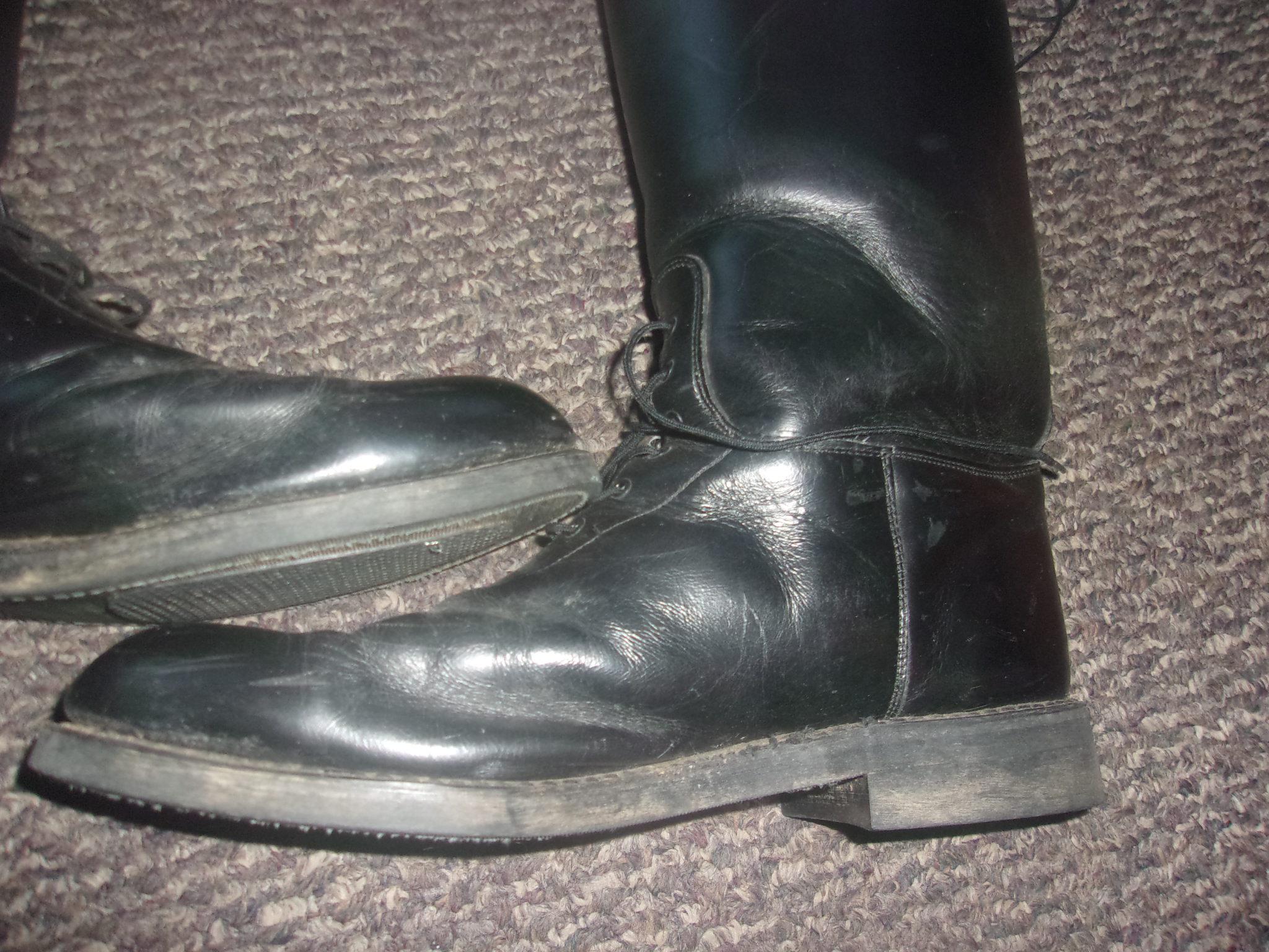 Bates Floataways Police Motorcycle Rider Boots Size 9.5 E Bates Motorcycle Police Boots DUTY WORN - Etsy main image 2