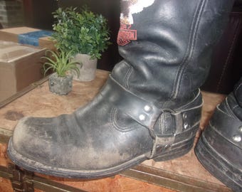 Vintage TRASHED USA Harley Davidson Men display picture 1