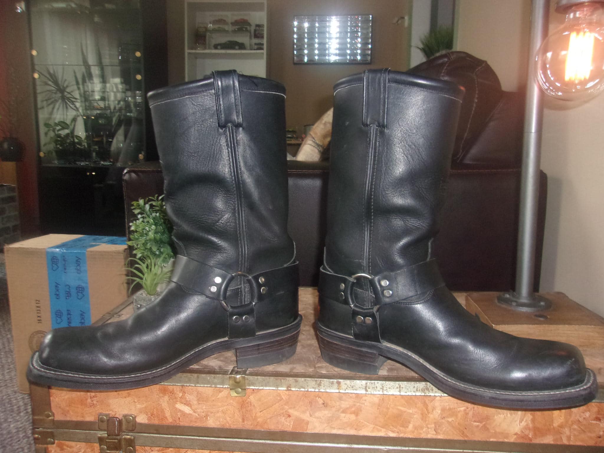 CHIPPEWA Harness Boots Motorcycle Boots USA Made Biker Boots